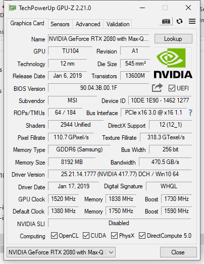 GS75 RTX2080 150W.gif