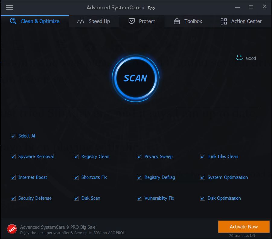 IObit Advanced SystemCare Pro Scan.JPG